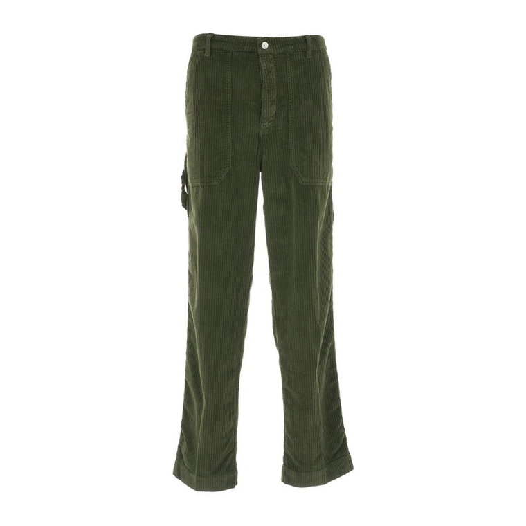 Zielone Spodnie Fatigue dla Mężczyzn - Stylowe i Wygodne Nine In The Morning