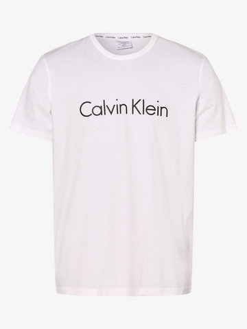 Calvin Klein - Męska koszulka od piżam, biały