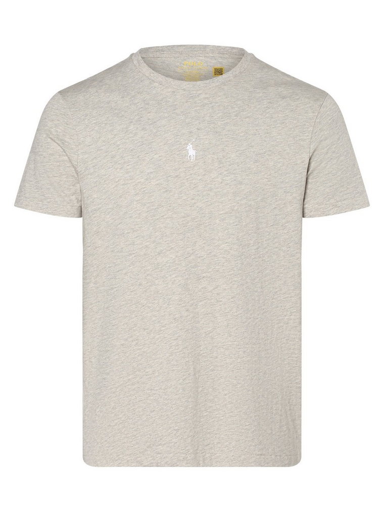 Polo Ralph Lauren - T-shirt męski  Custom Slim Fit, szary