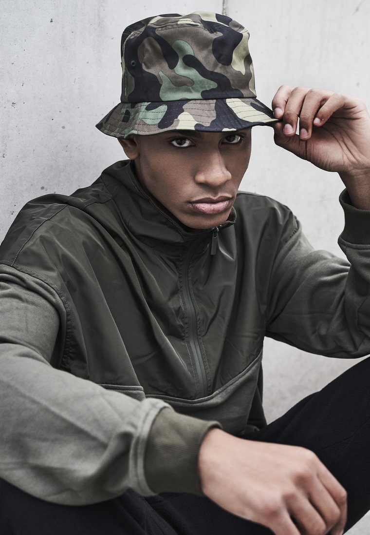 Czapka Z Daszkiem  Bucket Hat Cammo Flexfit 5003CB