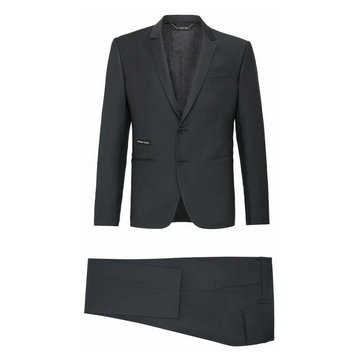 Philipp Plein, Suit Elegant 2 pcs Czarny, male,