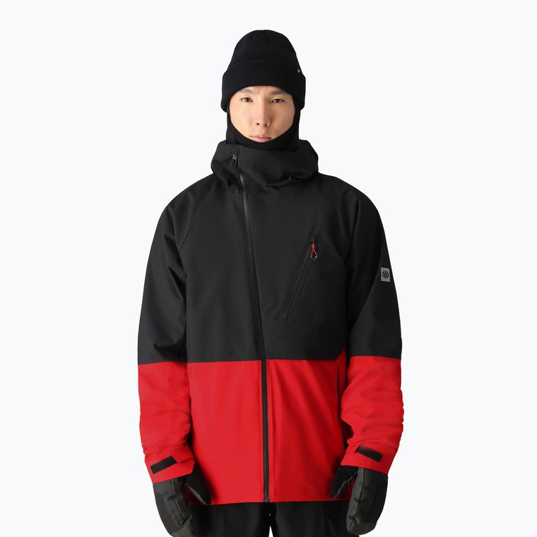 Kurtka snowboardowa męska 686 Hydra Thermagraph true red colorblock