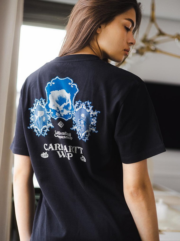 Damska Koszulka Z Krótkim Rękawem Carhartt WIP Cultivate Czarna