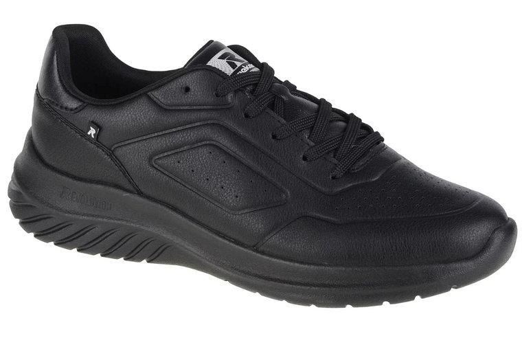 Rieker Evolution Soft U0501-00, Męskie, Czarne, buty sneakers, skóra licowa, rozmiar: 42