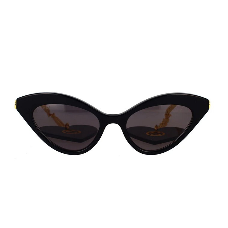 Okulary przeciwsłoneczne Chain Cat-Eye z wymiennymi łańcuchami Gucci