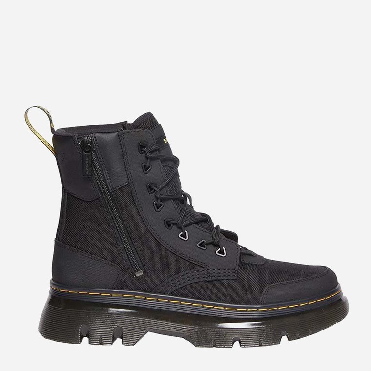 Trapery damskie skórzane wysokie Dr. Martens 31120001 37 (4UK) 23 cm Czarne (190665601961). Buty za kostkę damskie