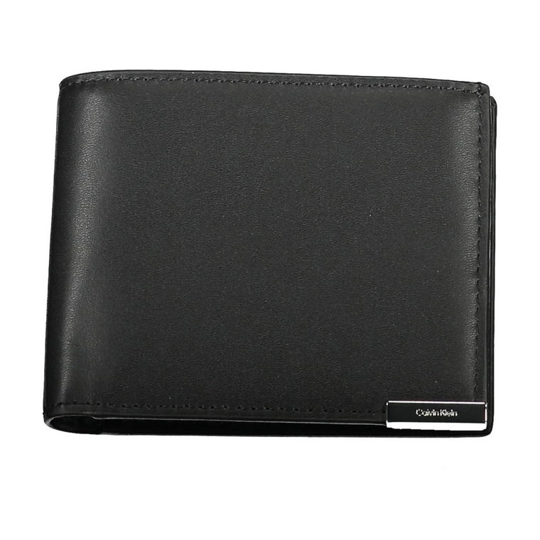Black Polyurethane Wallet Calvin Klein