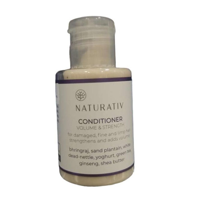 Naturativ Conditioner Volume &amp; Strenght mini odżywka do włosów zniszczonych i cienkich 45ml