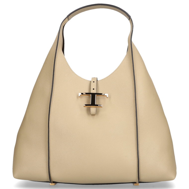 Tod's Torebka T TIMELESS HOBO skóra cielęca