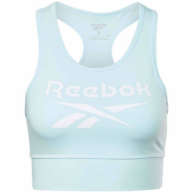 Stanik sportowy Reebok RI BL Cotton Bralet jasny niebieski