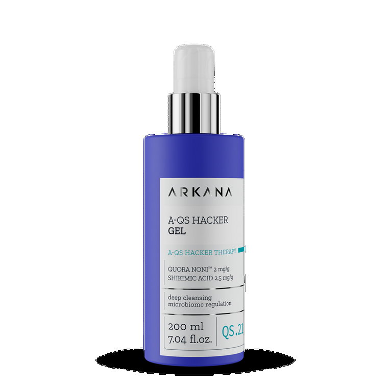 Arkana A-QS Hacker Gel Żel Do Oczyszczania Skóry z Zaburzonym Mikrobiomem 200 ml