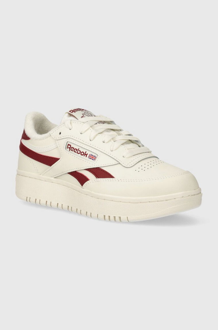 Reebok Classic sneakersy skórzane Club C kolor beżowy 100202356