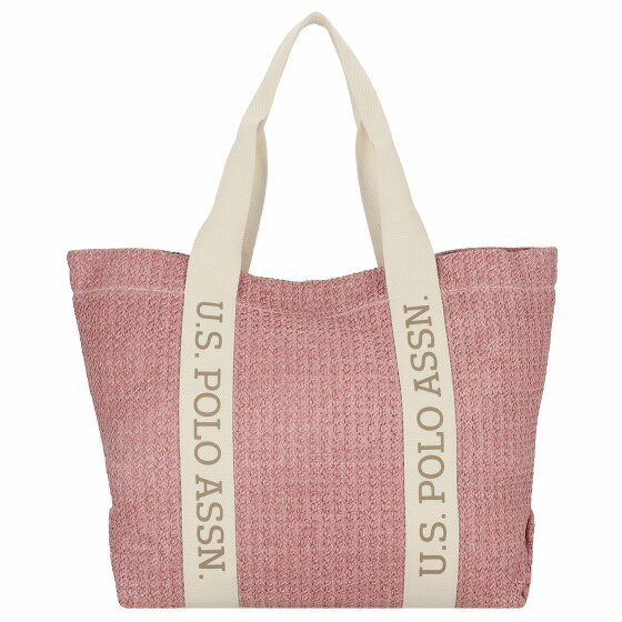 U.S. Polo Assn. Straw 03 Shopper Bag L 38 cm rose