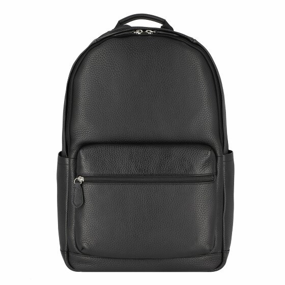 Fossil Buckner Plecak Skórzany 44.5 cm Komora na laptopa black