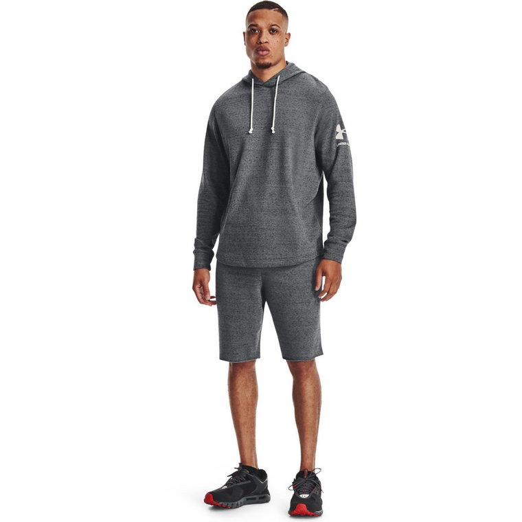 Męskie spodenki treningowe UNDER ARMOUR RIVAL TERRY SHORT - szare