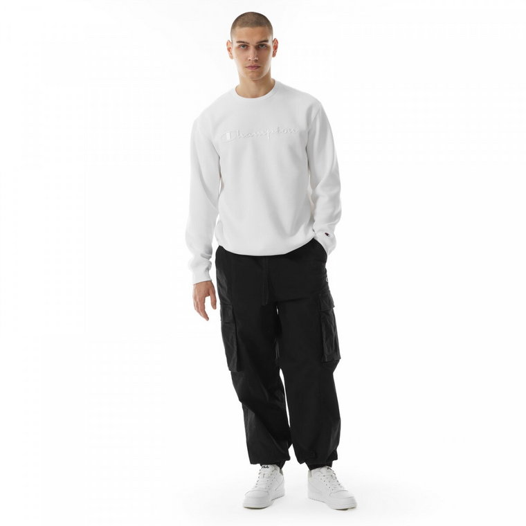 Męskie spodnie casual Champion Rochester Elastic Cuff Cargo Pant - czarne