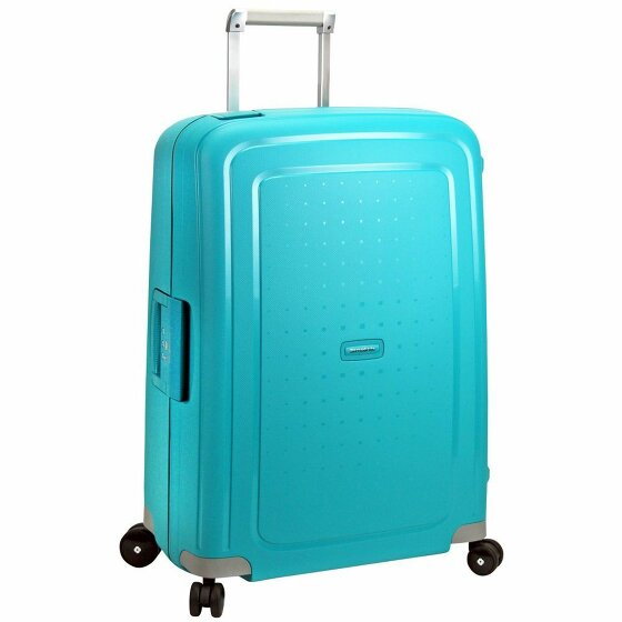 Samsonite S'Cure Spinner 4-Wheel Trolley 75 cm aqua blue