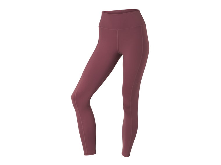 CRIVIT Legginsy damskie "Perfect Shape Yoga" (Fioletowy, L (44/46))