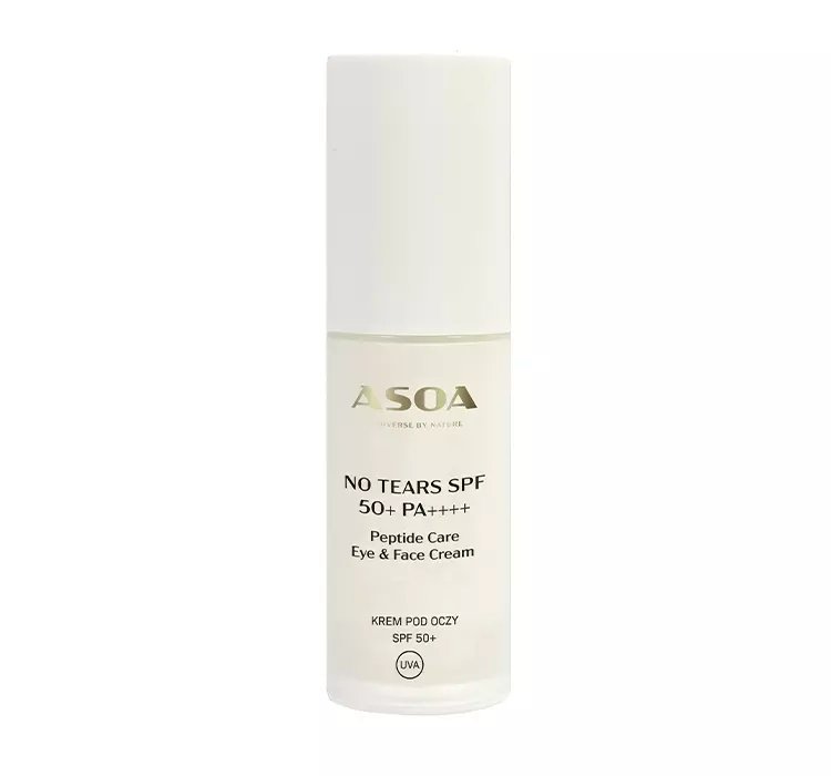 ASOA NO TEARS PEPTYDOWY KREM POD OCZY SPF50+ PA++++ 30ML