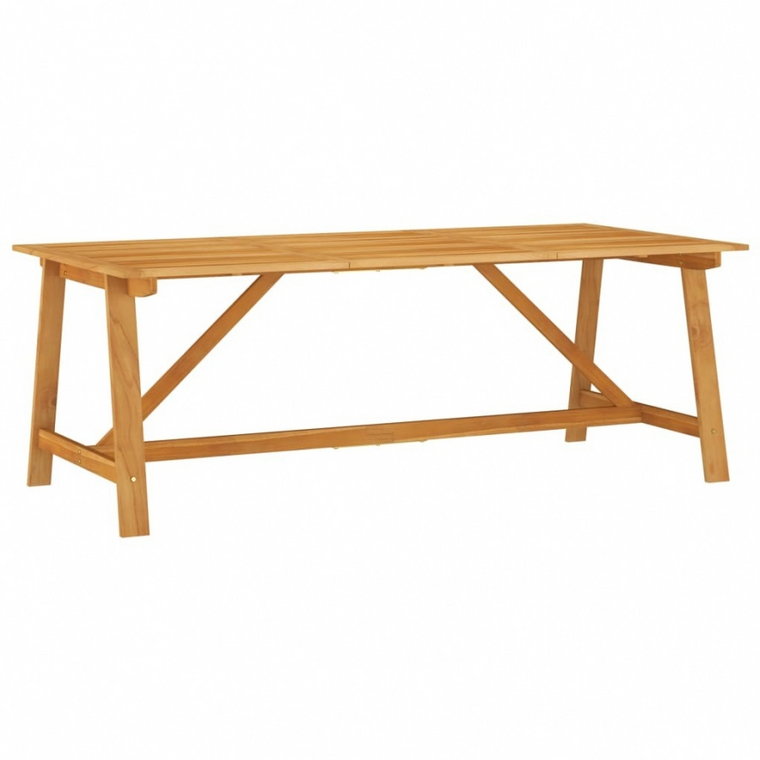 Stół jadalniany do ogrodu, 206x100x74 cm, lite drewno akacjowe kod: V-312407