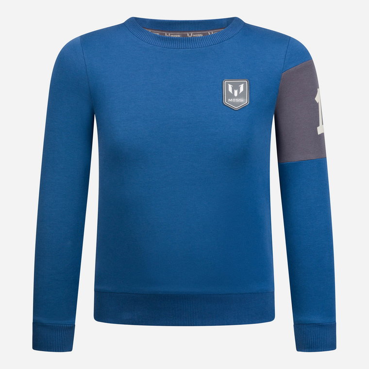 Bluza bez kaptura chłopięca Messi S49420-2 86-92 cm Niebieska (8720815175480). Bluzy chłopięce bez kaptura