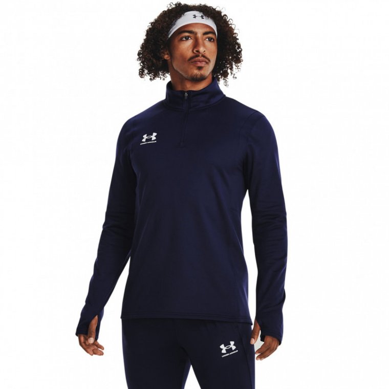 Męski longsleeve treningowy Under Armour UA M\'s Challenger Midlayer - granatowy