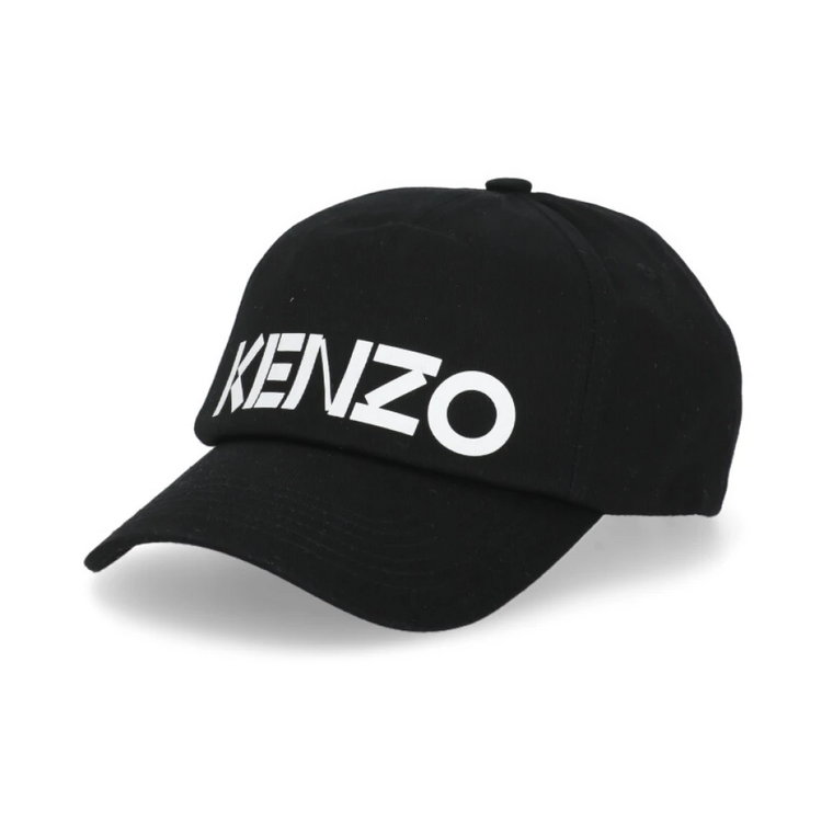 Czarna bawełniana czapka baseballowa dla mężczyzn Kenzo