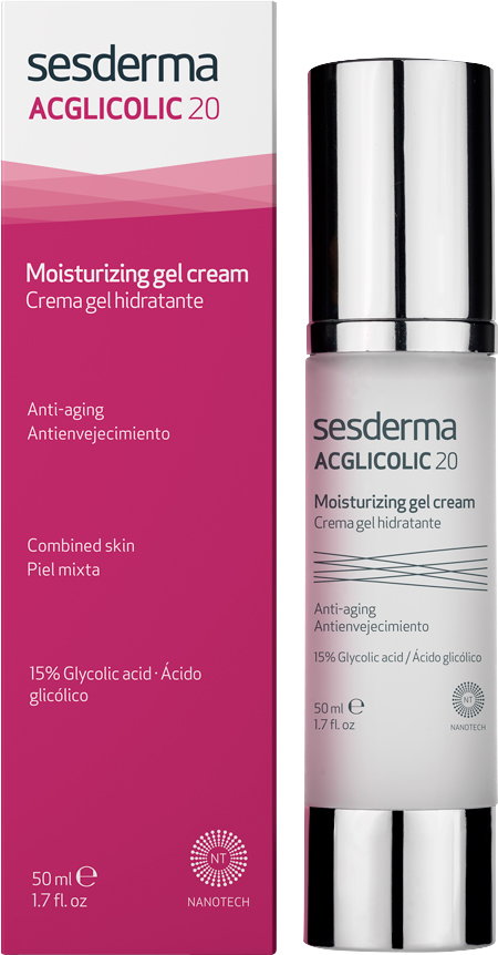 Nawilżający krem-żel Sesderma Acglycolic 20 każdy rodzaj skóry 50 ml (8470003030991). Krem do twarzy