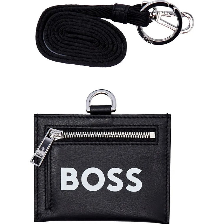 BOSS BLACK Skórzane etui na karty