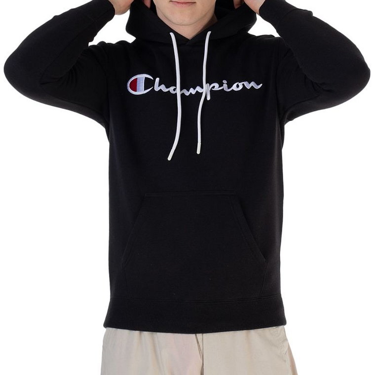 Bluza Champion Embroidered Script Logo Hoodie 219203-KK001 - czarna