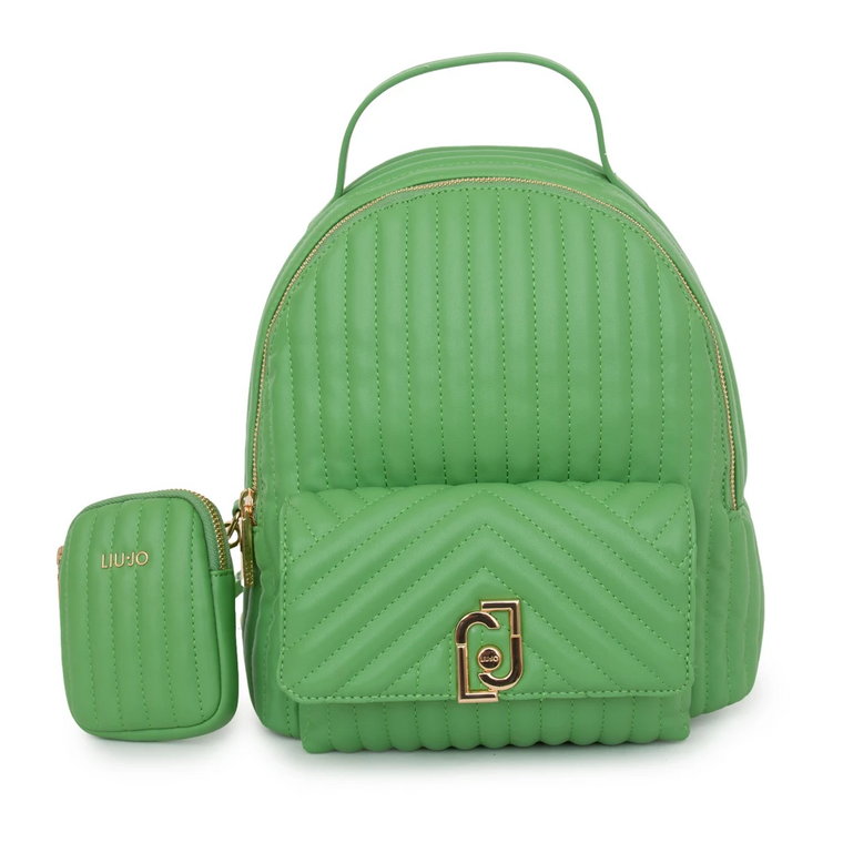 Stylowy plecak ECS M w kolorze Zielonym Liu Jo