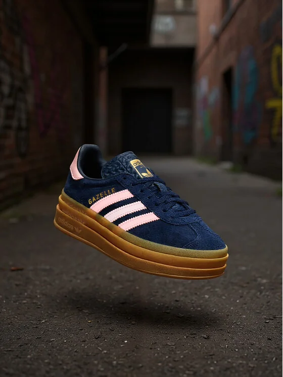 adidas gazelle silver green womens Adidas Gazelle Bold Pink Glow - H06122