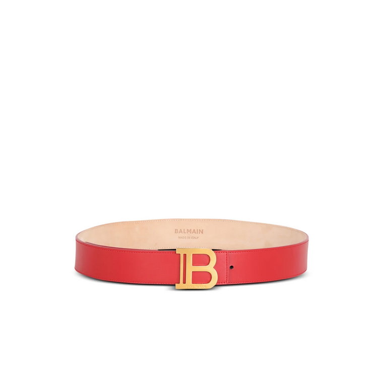 High Summer Capsule - Pasek skórzany B-Belt Balmain