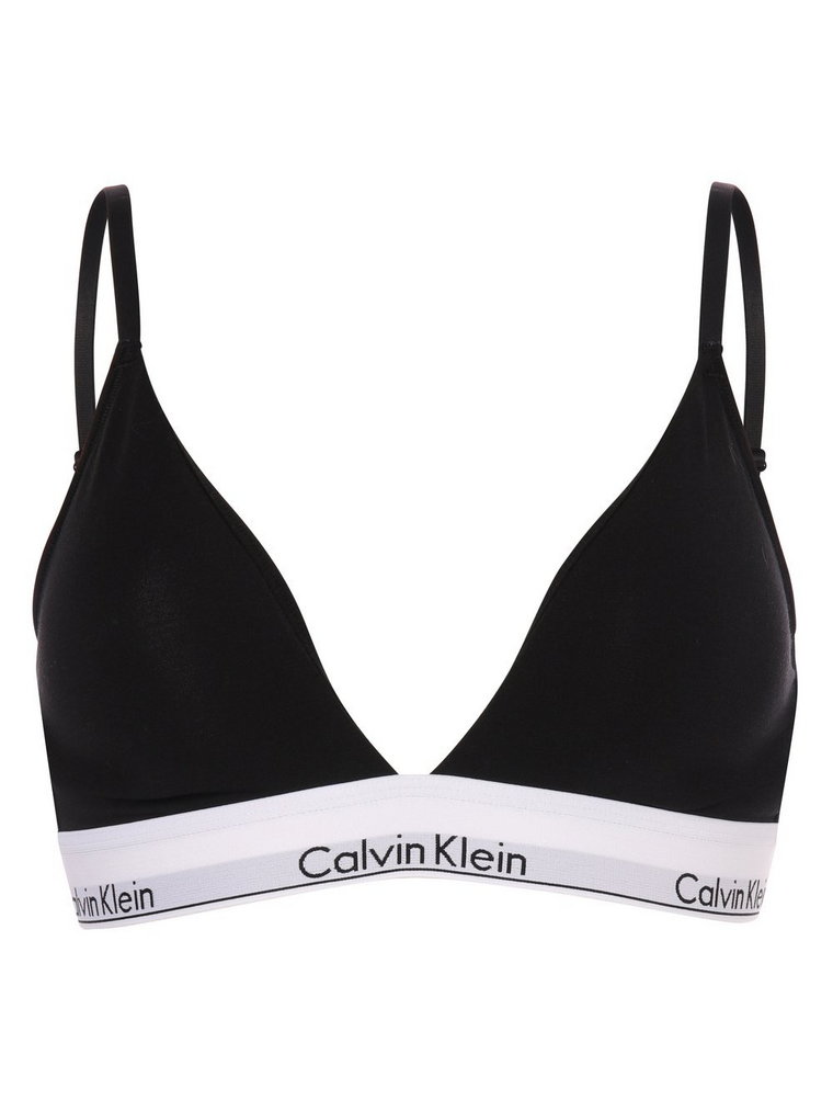 Calvin Klein - Damski biustonosz  z wypełnieniem, czarny