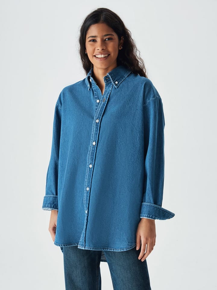 LTB Koszula dżinsowa "Rissey" w kolorze niebieskim