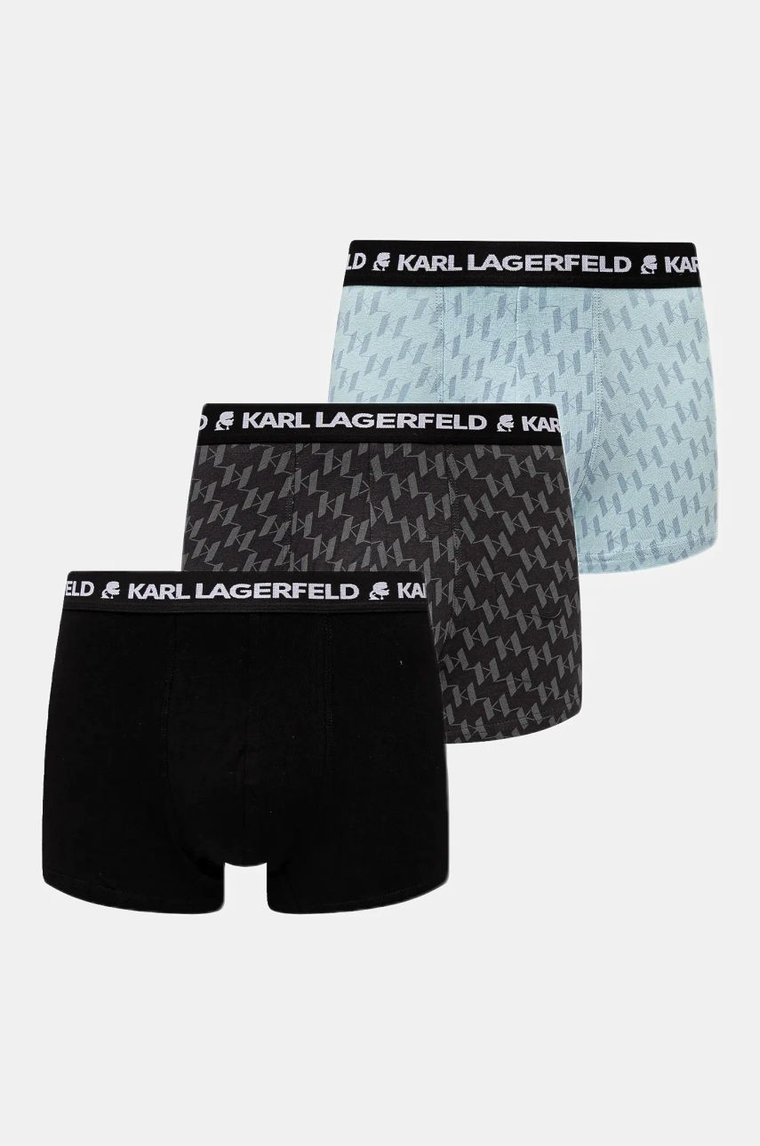 Karl Lagerfeld bokserki 3-pack męskie kolor czarny A1M47086