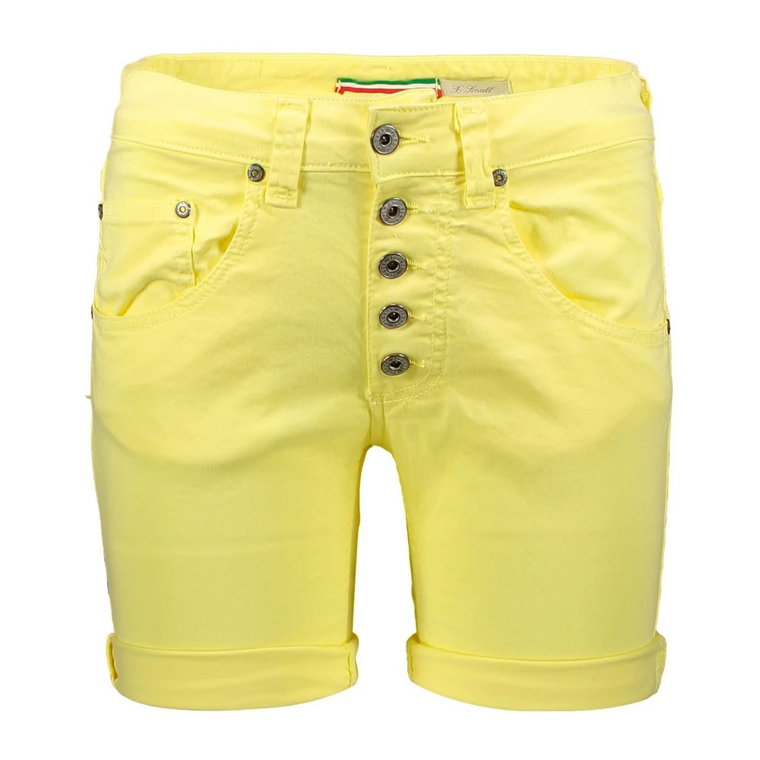 P88 Chino Shorts w Jasnożółtym Kolorze - Slim Fit Please