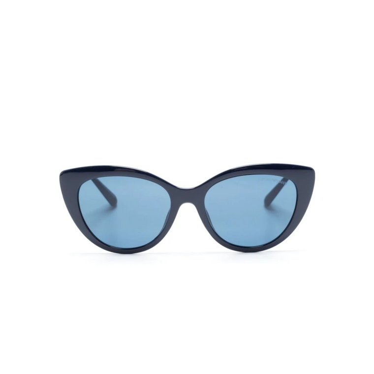 Niebieskie Okulary przeciwsłoneczne z oryginalnymi akcesoriami Emporio Armani