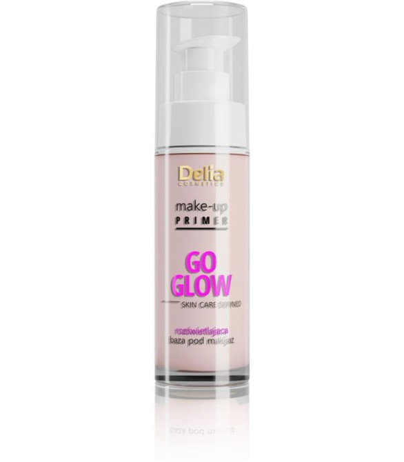 Delia Make-Up Primer Go Glow Skin Care Defined rozświetlająca baza pod makijaż 30ml