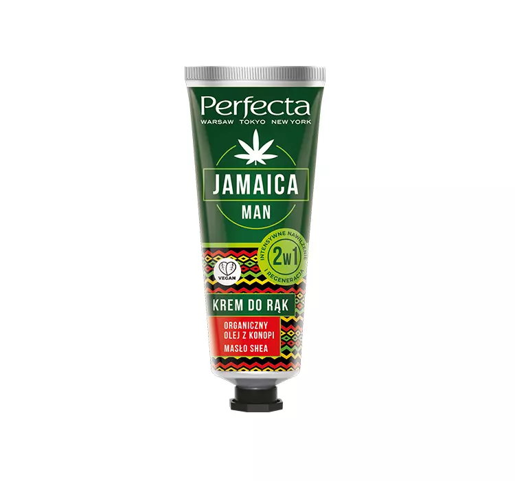 PERFECTA JAMAICA MAN WEGAŃSKI KREM DO RĄK DLA MĘŻCZYZN 80ML