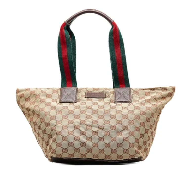 Pre-owned Canvas handbags Gucci Vintage