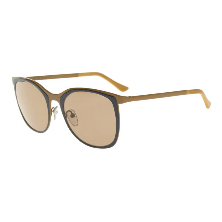 Curve Me102S Sunglasses in Ochre Blue/Beige Brown Marni