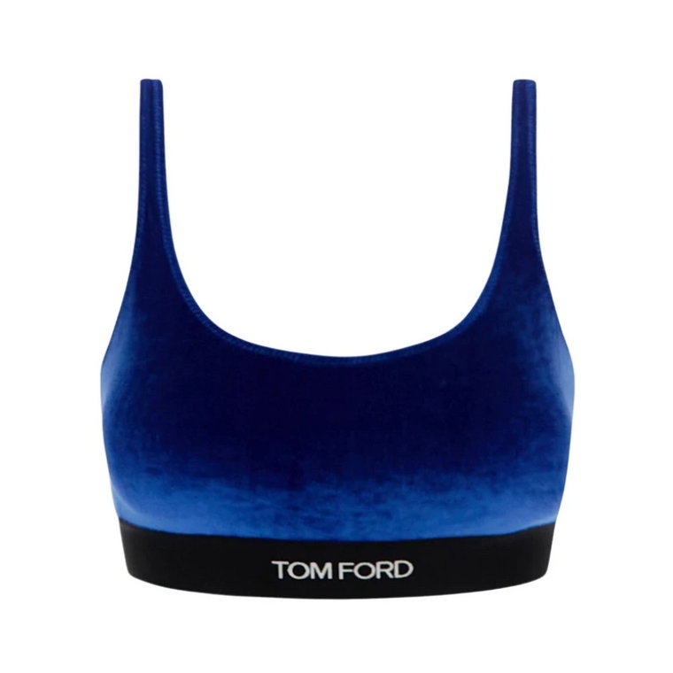 Velvet Logo Bralette Tom Ford