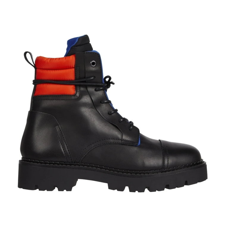 padded lace up heritage boot Tommy Jeans