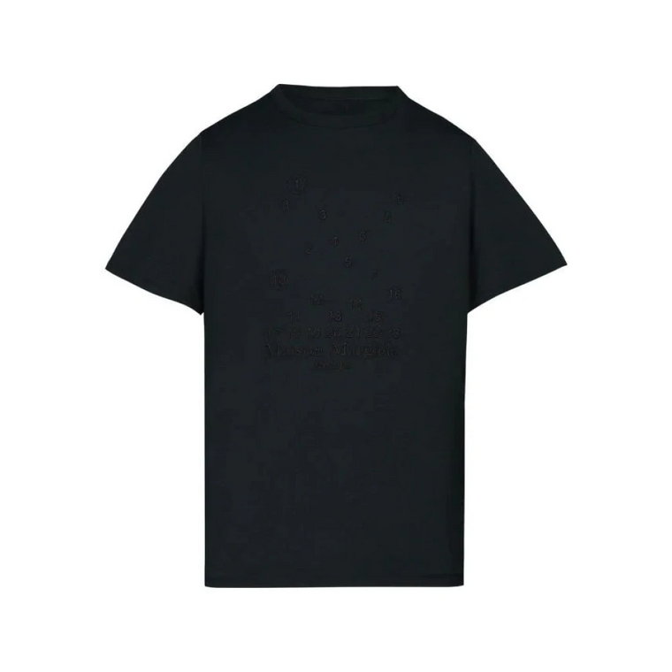 Czarna koszulka z krótkim rękawem Maison Margiela