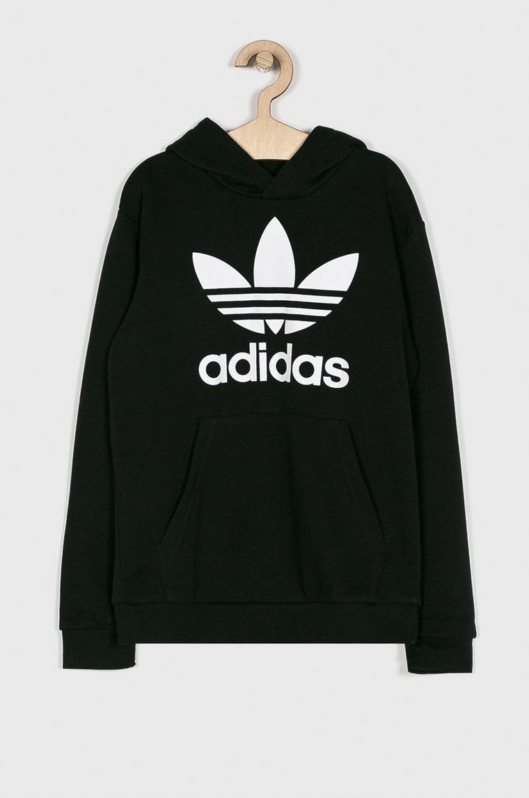 adidas Originals bluza dziecięca DV2870 kolor czarny z nadrukiem