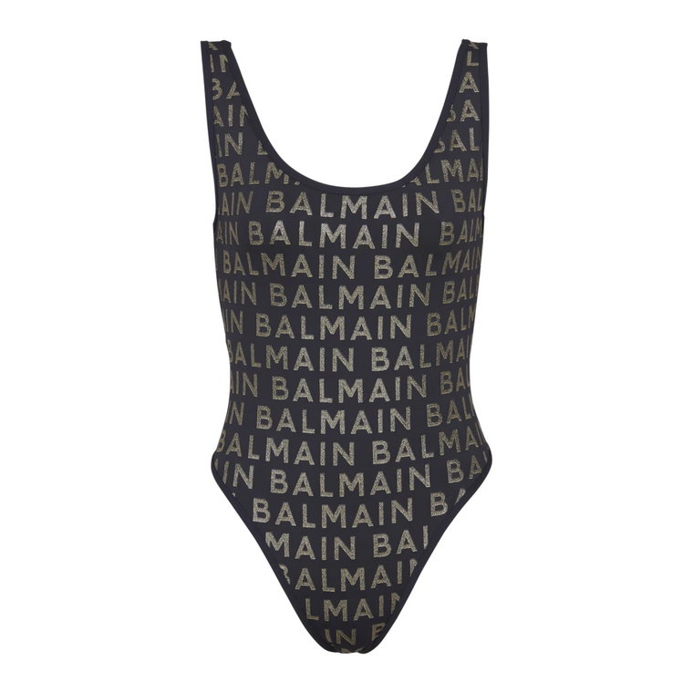 Swimsuit with logos Balmain