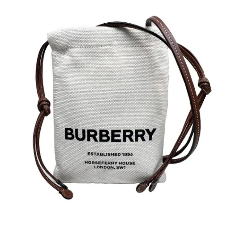 Pre-owned Canvas shoulder-bags Burberry Vintage