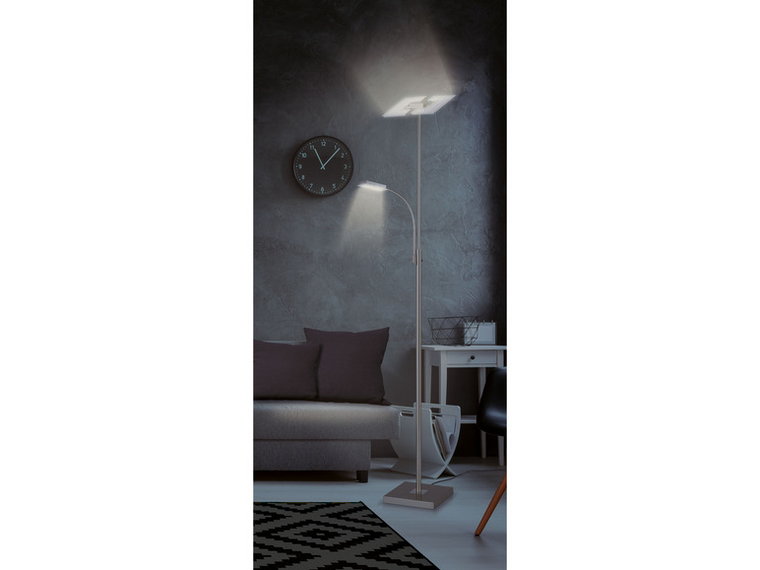 LIVARNO home Lampa podłogowa LED, kwadratowa