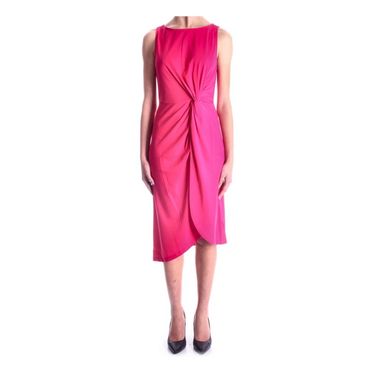 Różowa Sukienka Midi Ralph Lauren